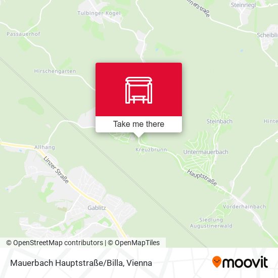 Mauerbach Hauptstraße/Billa map