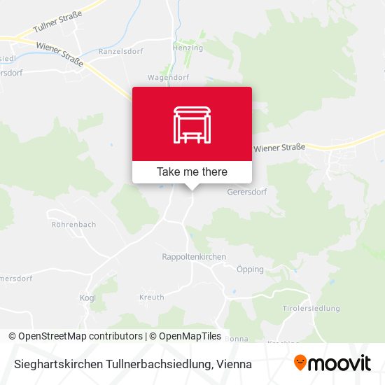Sieghartskirchen Tullnerbachsiedlung map