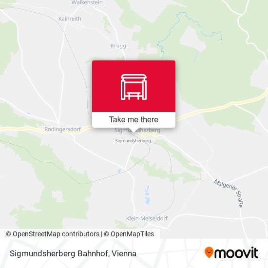 Sigmundsherberg Bahnhof map