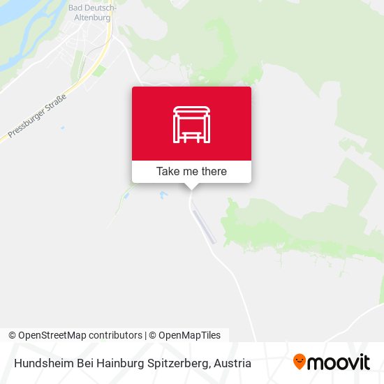 Hundsheim Bei Hainburg Spitzerberg map