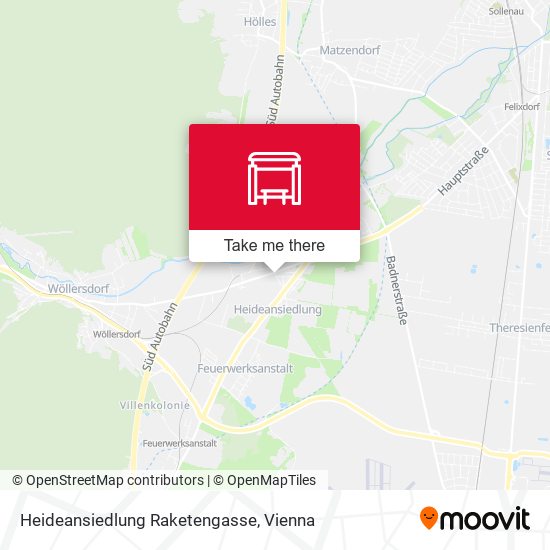 Heideansiedlung Raketengasse map