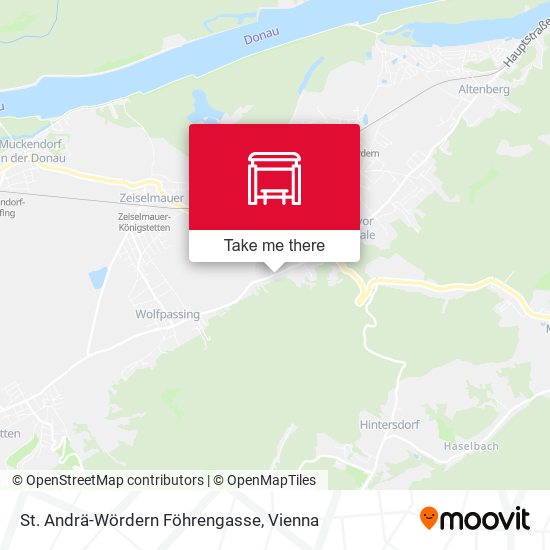St. Andrä-Wördern Föhrengasse map