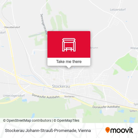 Stockerau Johann-Strauß-Promenade map
