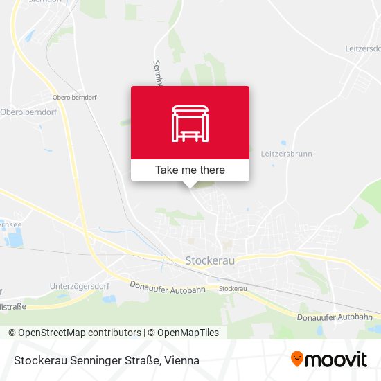 Stockerau Senninger Straße map