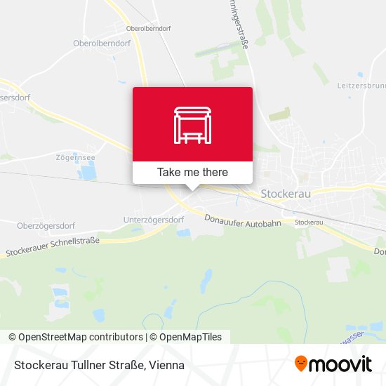 Stockerau Tullner Straße map