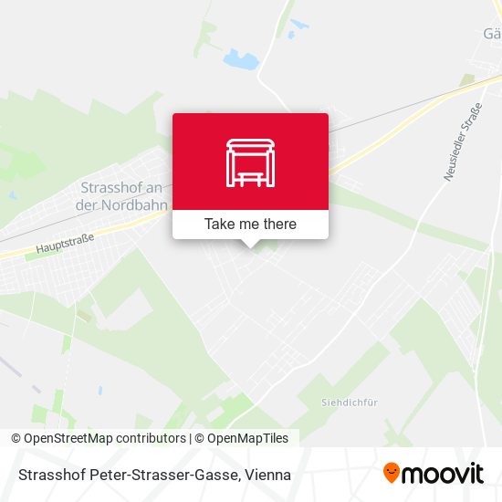 Strasshof Peter-Strasser-Gasse map