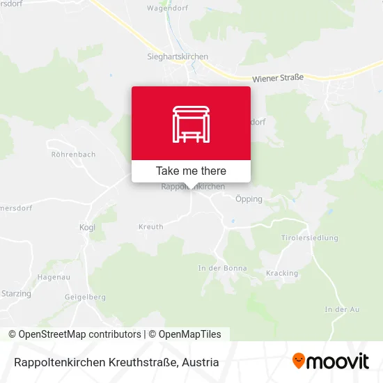 Rappoltenkirchen Kreuthstraße map