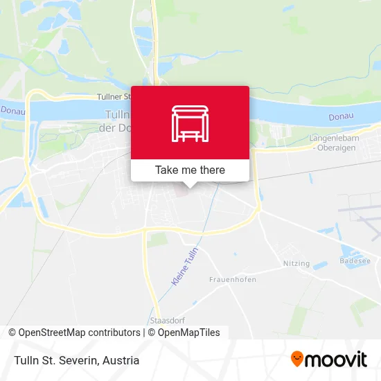 Tulln St. Severin map