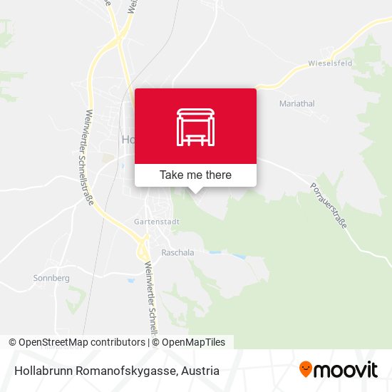 Hollabrunn Romanofskygasse map