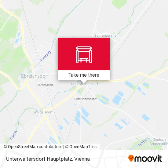 Unterwaltersdorf Hauptplatz map