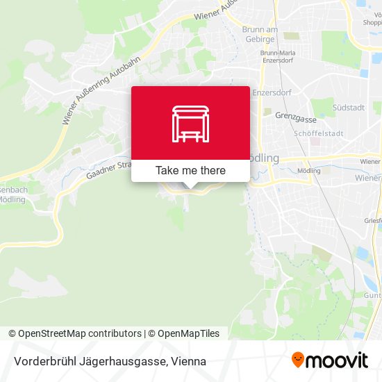 Vorderbrühl Jägerhausgasse map