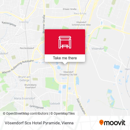 Vösendorf Scs Hotel Pyramide map