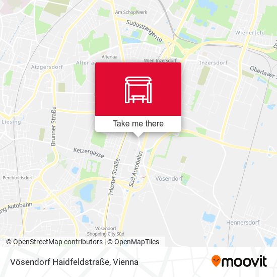 Vösendorf Haidfeldstraße map