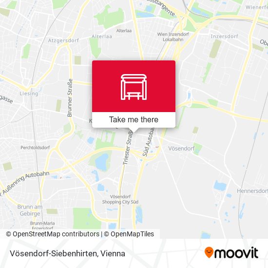 Vösendorf-Siebenhirten map