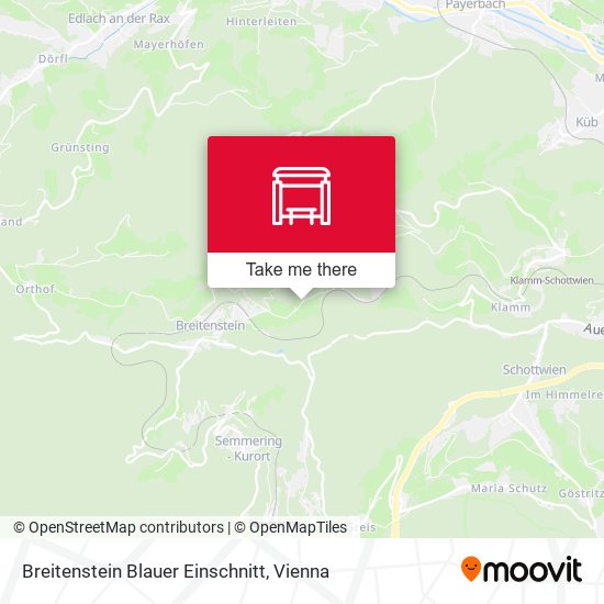 Breitenstein Blauer Einschnitt map