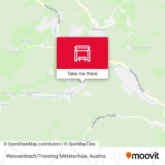 Weissenbach / Triesting Mittelschule map