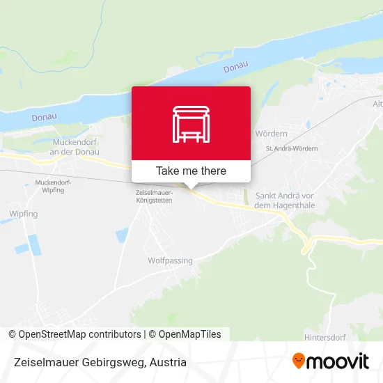 Zeiselmauer Gebirgsweg map