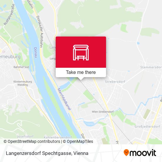 Langenzersdorf Spechtgasse map