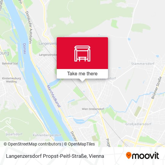 Langenzersdorf Propst-Peitl-Straße map