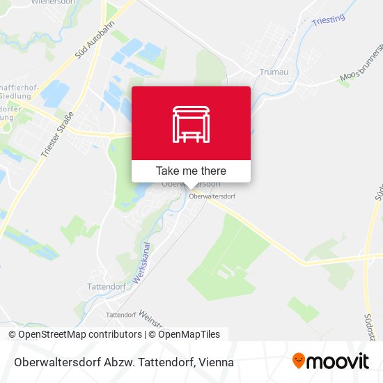 Oberwaltersdorf Abzw. Tattendorf map