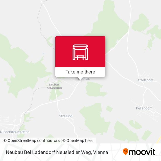 Neubau Bei Ladendorf Neusiedler Weg map