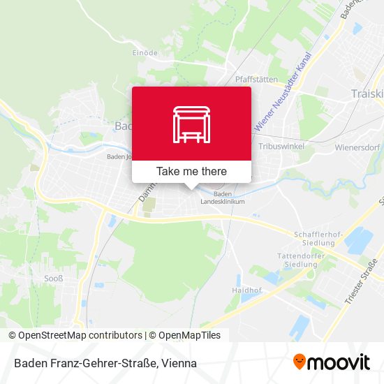 Baden Franz-Gehrer-Straße map