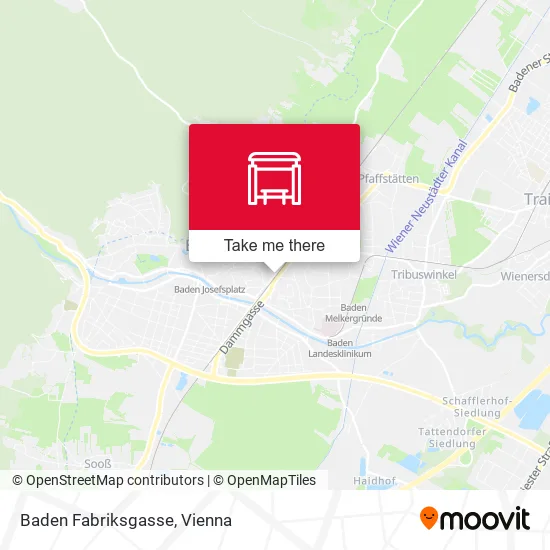 Baden Fabriksgasse map