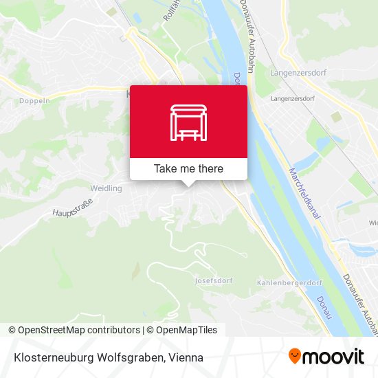 Klosterneuburg Wolfsgraben map