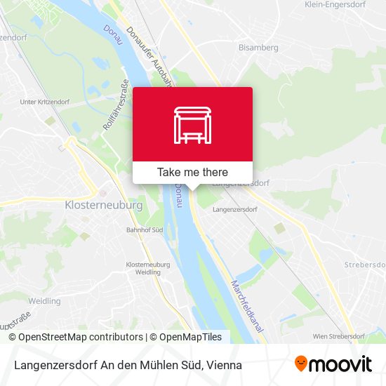 Langenzersdorf An den Mühlen Süd map