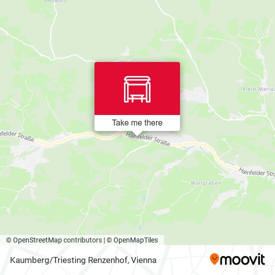 Kaumberg/Triesting Renzenhof map