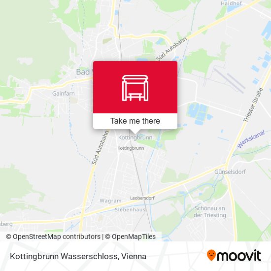 Kottingbrunn Wasserschloss map