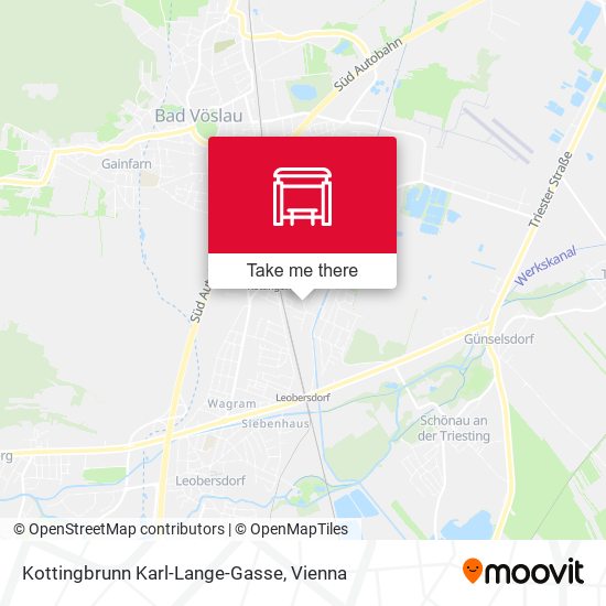 Kottingbrunn Karl-Lange-Gasse map