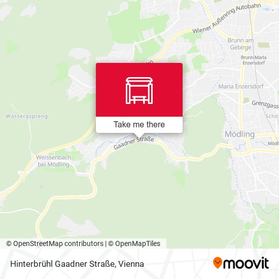 Hinterbrühl Gaadner Straße map