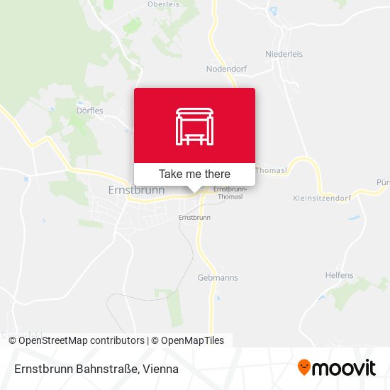 Ernstbrunn Bahnstraße map