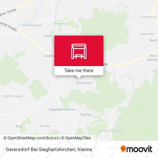 Gerersdorf Bei Sieghartskirchen map