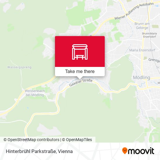 Hinterbrühl Parkstraße map