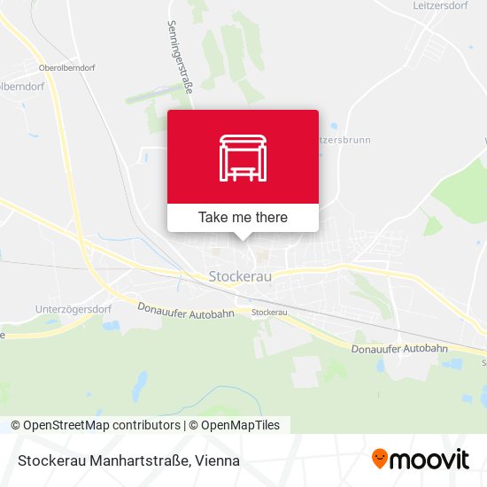 Stockerau Manhartstraße map