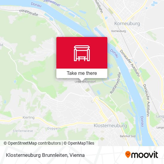 Klosterneuburg Brunnleiten map