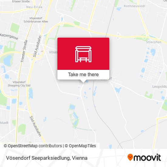 Vösendorf Seeparksiedlung map