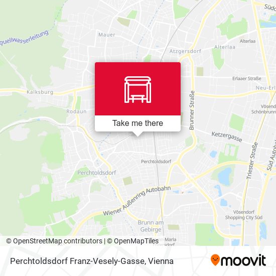 Perchtoldsdorf Franz-Vesely-Gasse map
