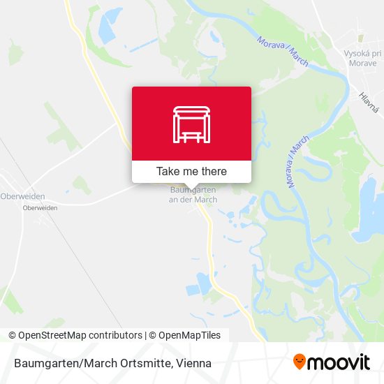 Baumgarten/March Ortsmitte map