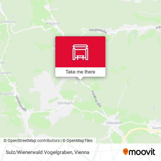 Sulz/Wienerwald Vogelgraben map