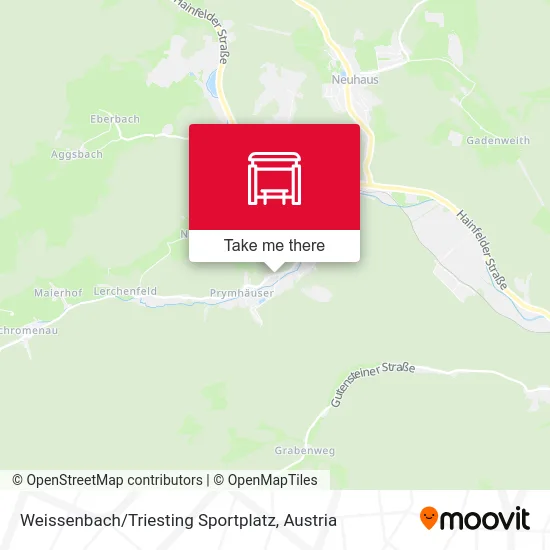 Weissenbach / Triesting Sportplatz map