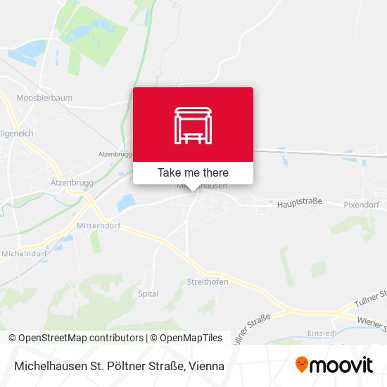 Michelhausen St. Pöltner Straße map