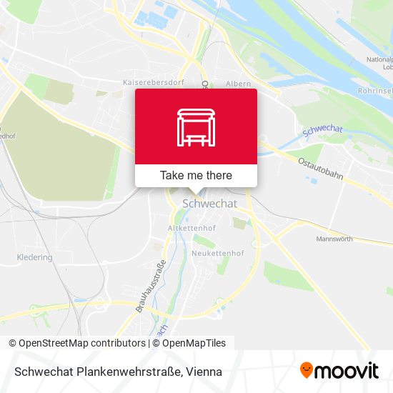 Schwechat Plankenwehrstraße map
