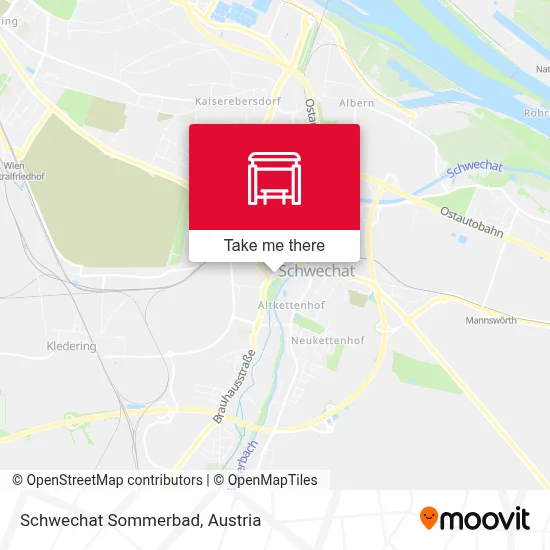 Schwechat Sommerbad map