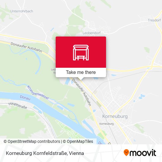 Korneuburg Kornfeldstraße map