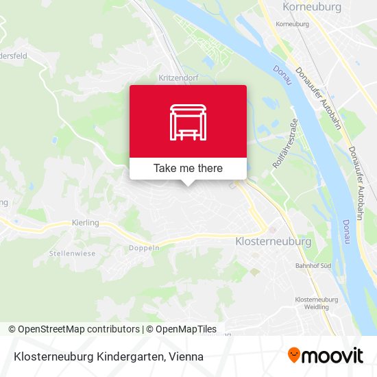 Klosterneuburg Kindergarten map