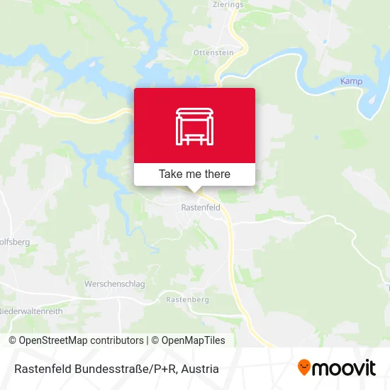 Rastenfeld Bundesstraße/P+R map