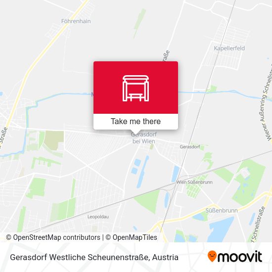 Gerasdorf Westliche Scheunenstraße map